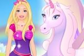 Barbie y unicornio