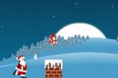 Santa Claus saltando